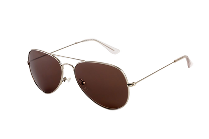 Maverick Sunglasses Readers (Brown) Angled View