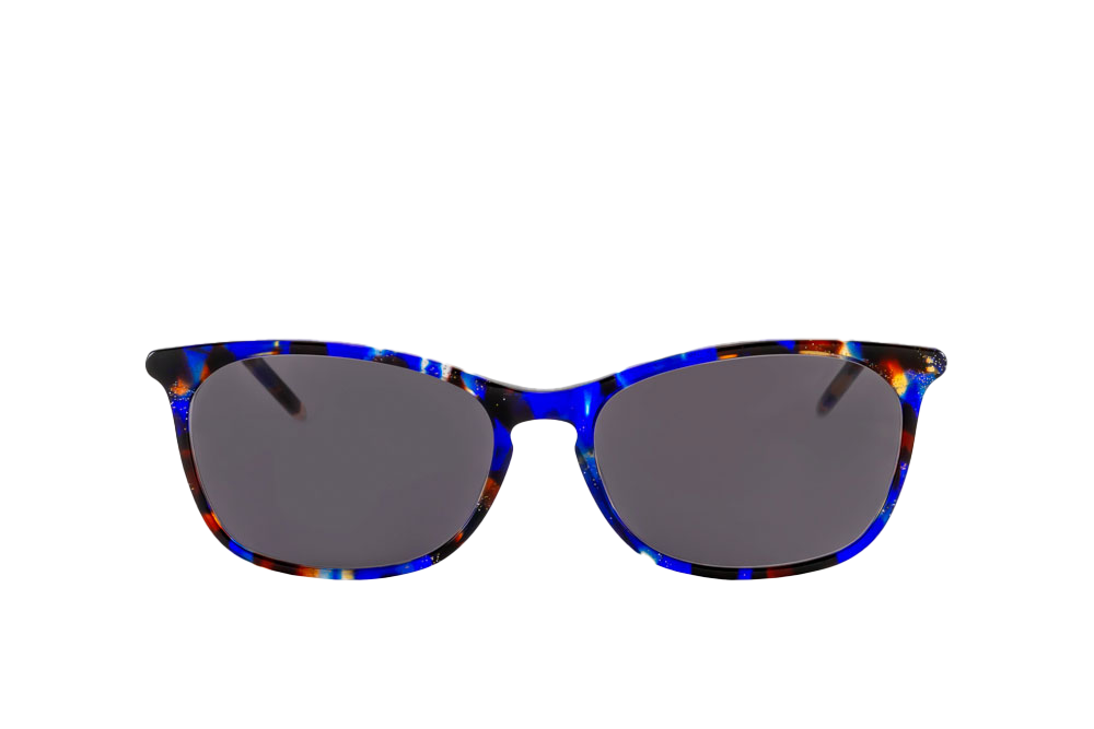 Galaxy Sunglasses Readers (Grey) Front View